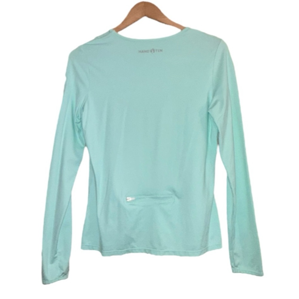 HANG TEN Mint Long Sleeve Rash Guard T-Shirt Surf Sun Protection UPF 50+ Wmn S - Picture 6 of 14